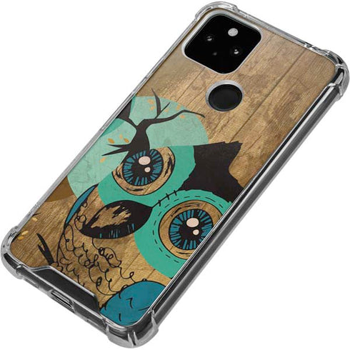 Autumn Owl Google Pixel 5a 5G Clear Case